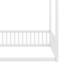 Canopy Frame Floor Bed With Fence And Protective Guardrails-464738761-464738760