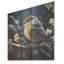 «Winter Blue Bird Serenity III» - impression d'oiseau sur bois-1138406003