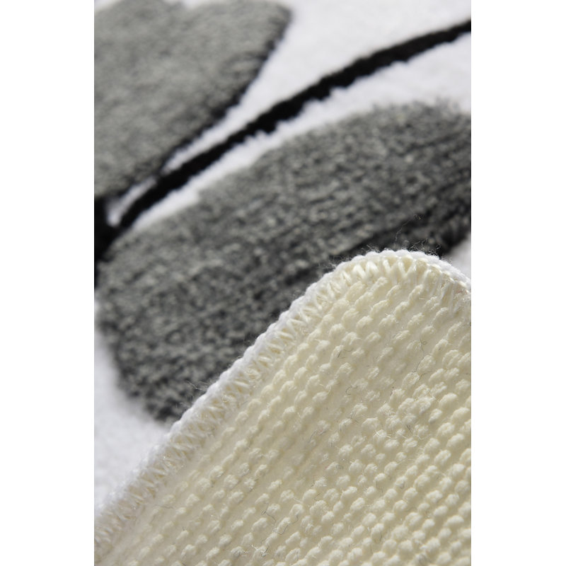 Alon Non-Slip Bath Mat, Black/White