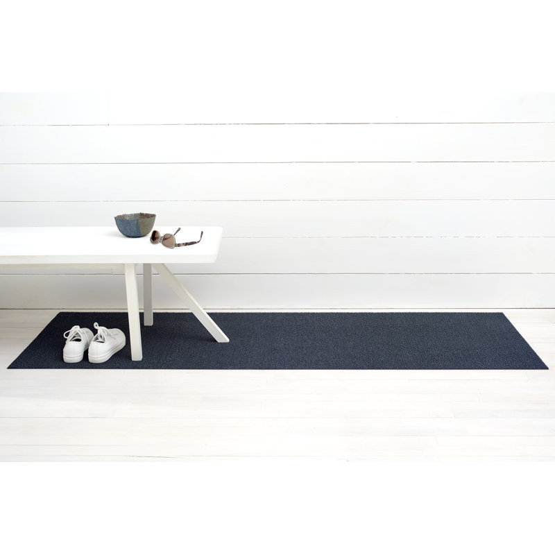 Chilewich Easy Care Heathered Shag Doormat, Gray, 0.27" H x 24" W x 36" D