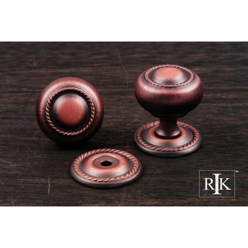 CK Series Mushroom Knob, Distressed Copper, Small