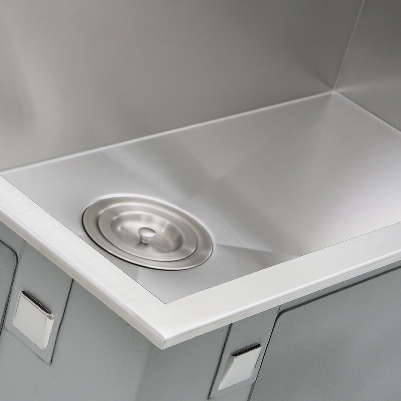 Pro Series 33'' L Stainless Steel Single Basin Kitchen Sink