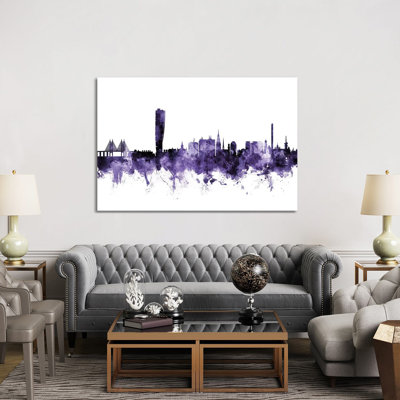 Malmo, Sweden Skyline by Michael Tompsett - Wrapped Canvas Gallery-Wrapped Canvas Giclée
