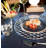 Honey Glass Geometric Charger