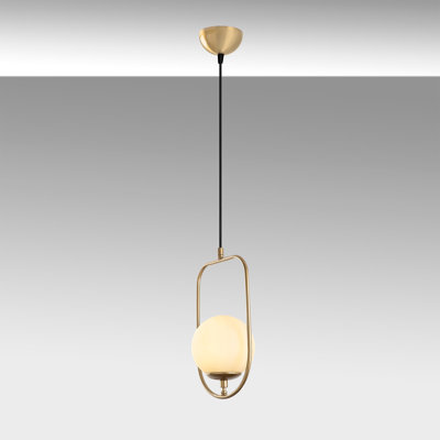 Elegant Gold Chandelier, Metal Body, Adjustable Height (16.5 - 67.3 inches) | 20 x 5.9 x 15 inches | E14 Socket, Max 40W, Perfect for Dining Room & Living Space | Stylish Lighting Fixture with Metal Base Plate