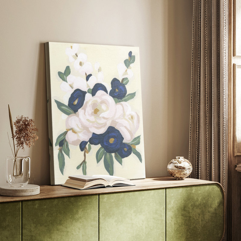 Garden Party Bouquet I - Gallery Cavas, H 27 po x l 18 po