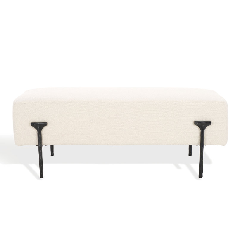 Jessa Boucle Bench, Black