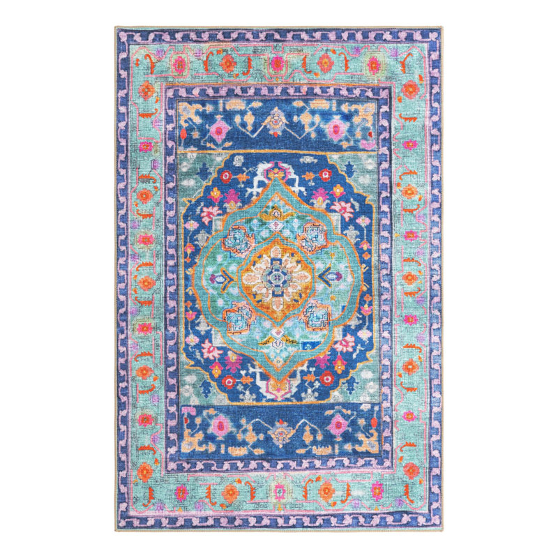 Sonja Chenille Oriental Indoor Rug, Rectangle 5' x 8'
