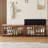 Upholstered Storage Bench with Flip Top And Adjustable Divider for Entryway, Bedroom, Living Room-403615834