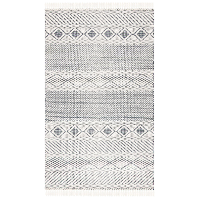 Senecal Natura Hand Woven Wool Southwestern Rug, Rectangle 3' x 5'