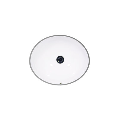St Thomas Creations By Icera 16.4'' Vitreous China Oval Bathroom Sink with Overflow