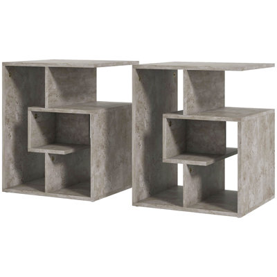 Camarato 45 cm W Particle Board Bedside Table