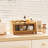 Bamboo Bread Box For Kitchen Countertop