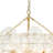 Jibley 8 - Light Textured Glass Bubble Chandelier