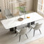 Modern Dining Chairs 54.8*46.9*83.2cm Tech Fabric Upholstery with Stylish Design Sofa-Level Cushioning Pet-Friendly Durable Scratch Resistant for Kitchen Dining Room or Home Office-1022161956-1022161957