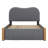 Upholstered Platform Bed With Trundle-306812415