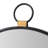 20x23" Metal Round Wall Mirror-367639621