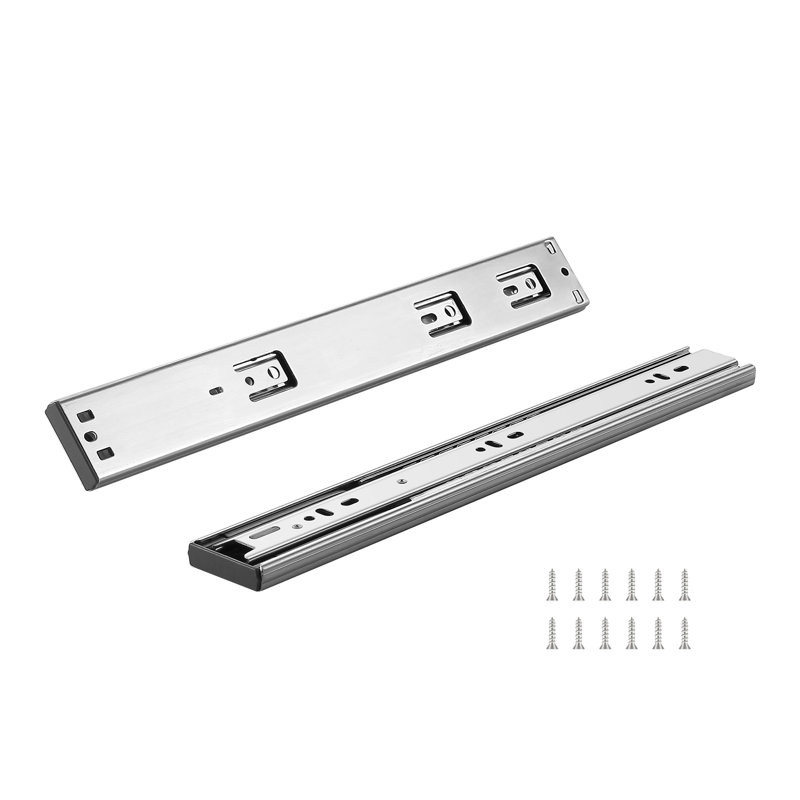 10 Pairs of 16 Inch Drawer Slides Side Mount Rails, Heavy Duty Full Extension Steel Track, 0.5" H x 13.9" W x 1.77" D