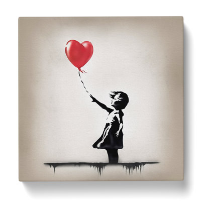Banksy Girl With Balloon Cubism - Print