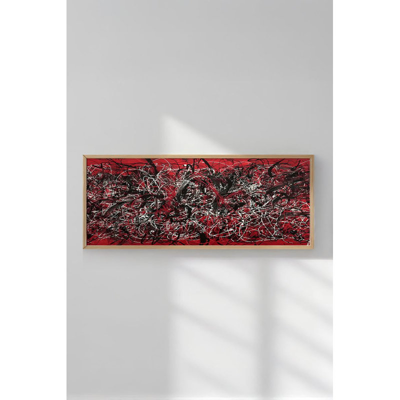Peinture décorative encadrée
