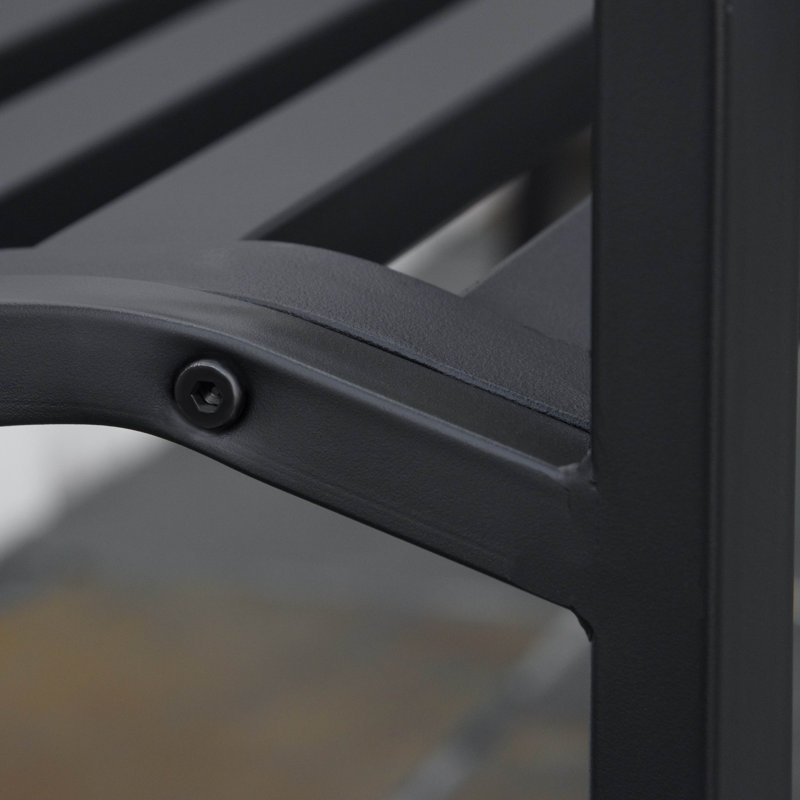 Banc d'extérieur en métal Reidunn