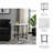 Decorative Round Marble Top Side Table for Home Decor Accent - Sculptural Narrow End Table for Living Room Styling - Black & White