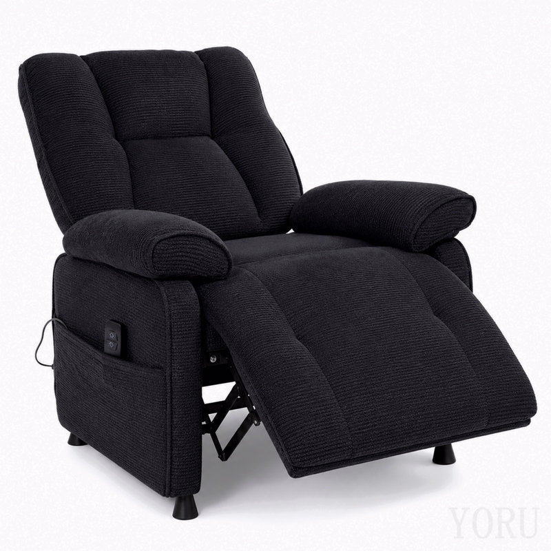 Fauteuil inclinable électrique Basic, Black