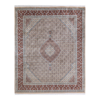 Classic One-of-a-Kind 8' X 9'9" Hand Knotted Area Rug