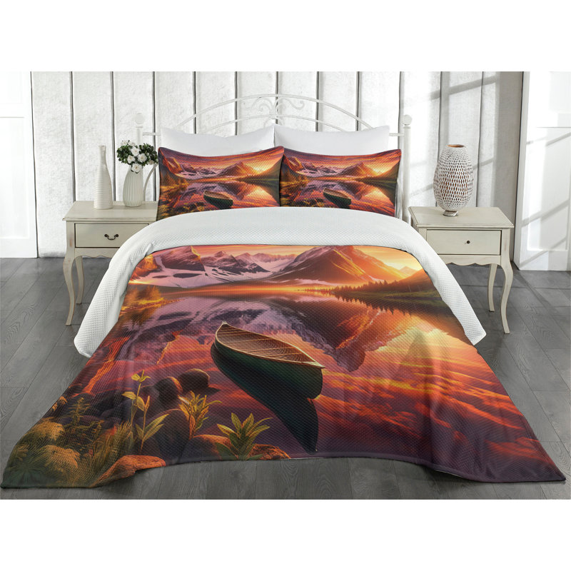 Polyester Coverlet, Queen Coverlet + 2 Standard Shams