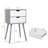 Coldiron Drawer Mid-Century Nightstand-457233538