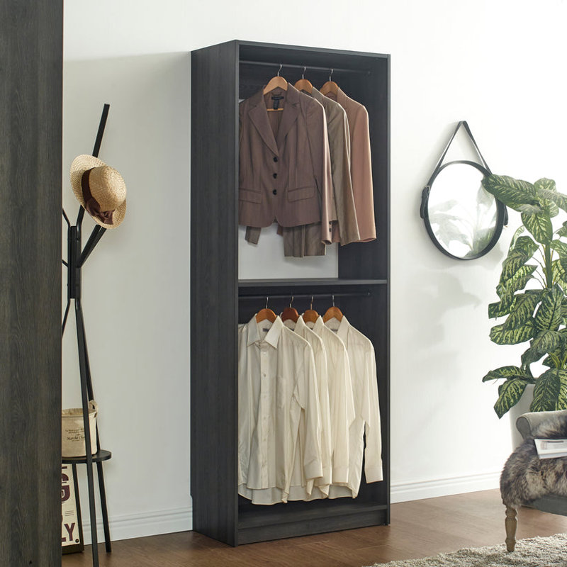 Kalinikos 31.4'' Closet System, Black