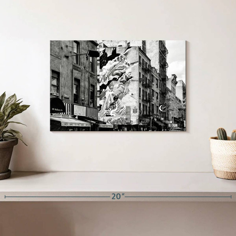 Scène urbaine Sirci Manhattan, H 8 po x l 12 po