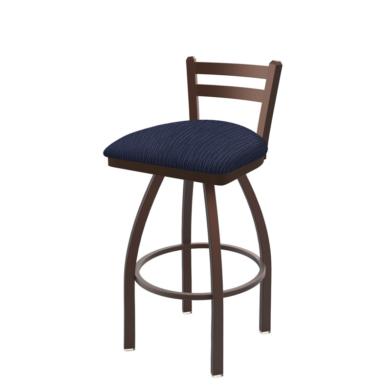 Tabouret de bar et de comptoir 411 Jackie, Vinyle - sable Canter, Étain, Tabouret de bar (assise de 30 po de hauteur)
