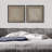 " Brown Minimalist Line Patterns On Textured Background Modern Art Nordic " 2 - Pieces-101463313-101463309