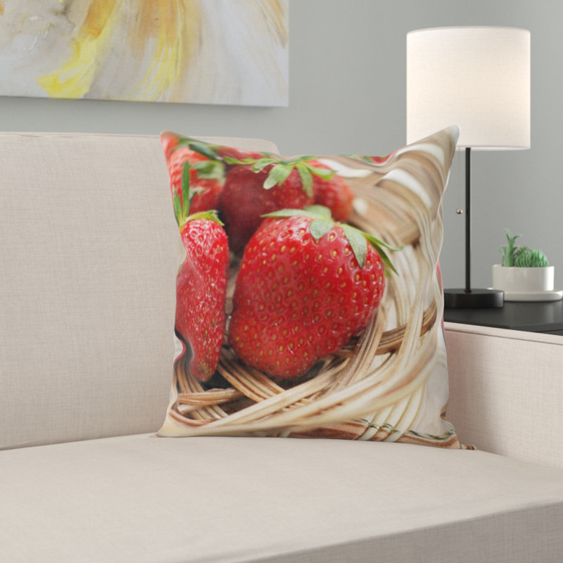 Coussin fraise