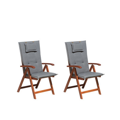 Angelito Patio Dining Side Chair with Cushion