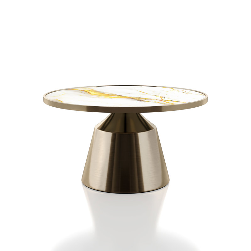 Coffee Table, Antique Brass