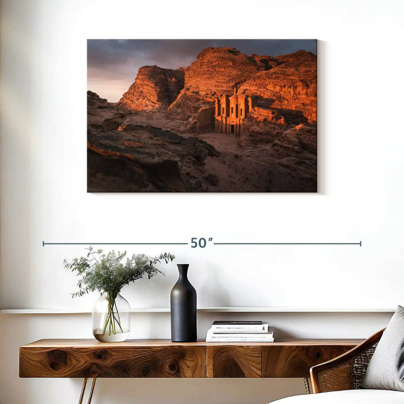 Adella Ancient Ad Deir Ruins, 24" H x 36" W