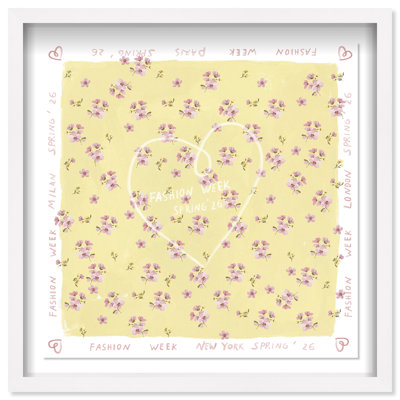 Butter Spring Fashion Print by Oliver Gal