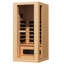 Sauna simple Erommy, sauna infrarouge lointain à faible intensité de champ, sauna maison avec haut-parleur Bluetooth, éclairage de chromothérapie et fonction de lumière rouge