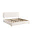 Base de lit plateforme tapissier Boucle avec tête de lit réglable et coins arrondis doux-453388263-453388267