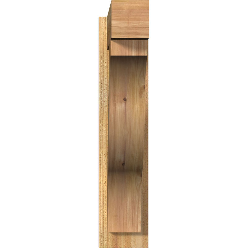 Jeu de blocs Funston, Cèdre rouge de l'Ouest de 6 po (sciage brut), P 24 po x H 28 po