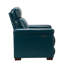 Fauteuil inclinable électrique en cuir véritable l 36,02 po Westdale avec pieds en bois massif-1456804263