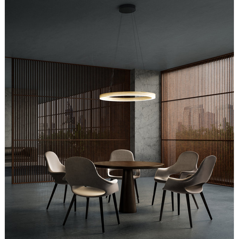 Dune 1 - Light LED Pendant, Natural Cherry