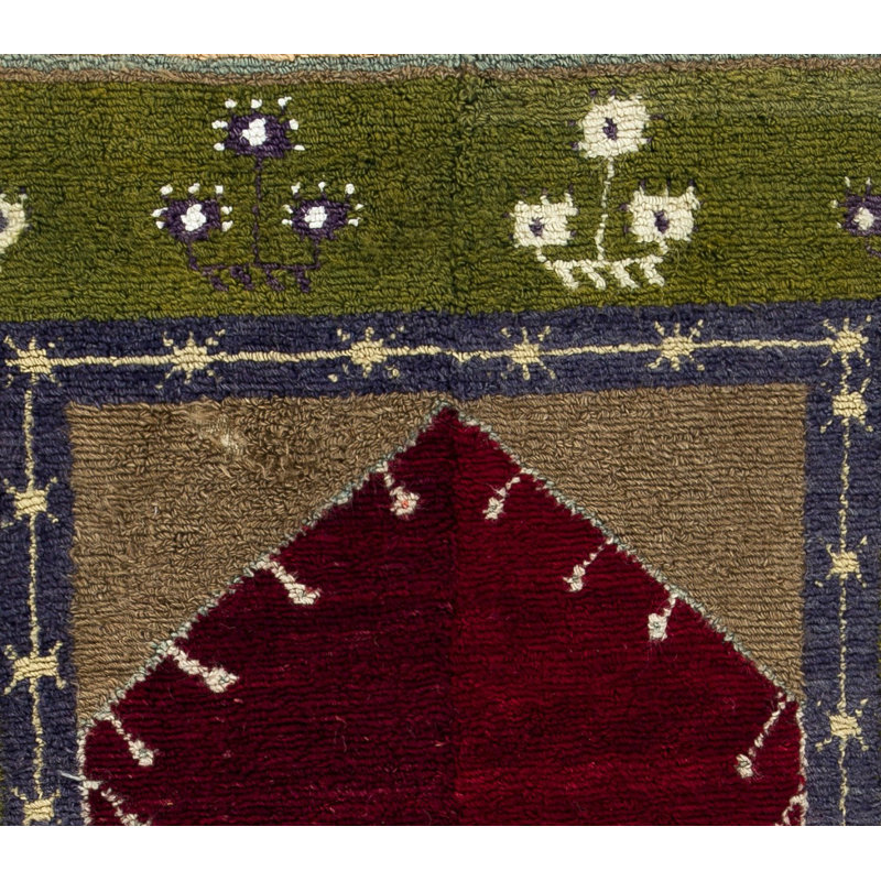 Tapis turc vintage unique fait à la main One of a Kind