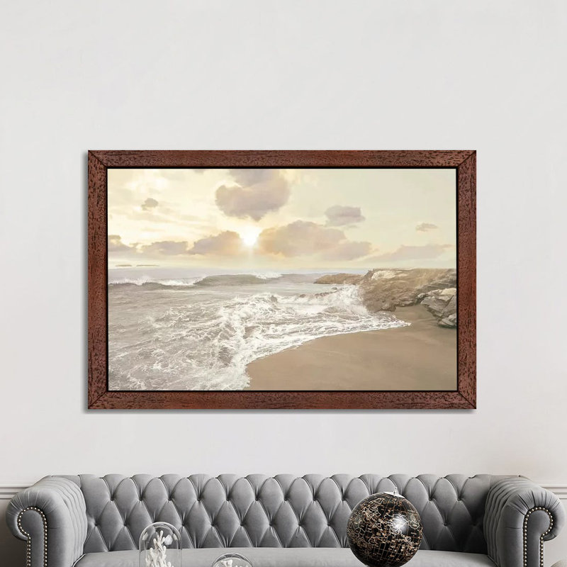 Gateway by Mike Calascibetta - Print on Canvas, 152.5 cm H x 101.5 cm W, Brown Framed