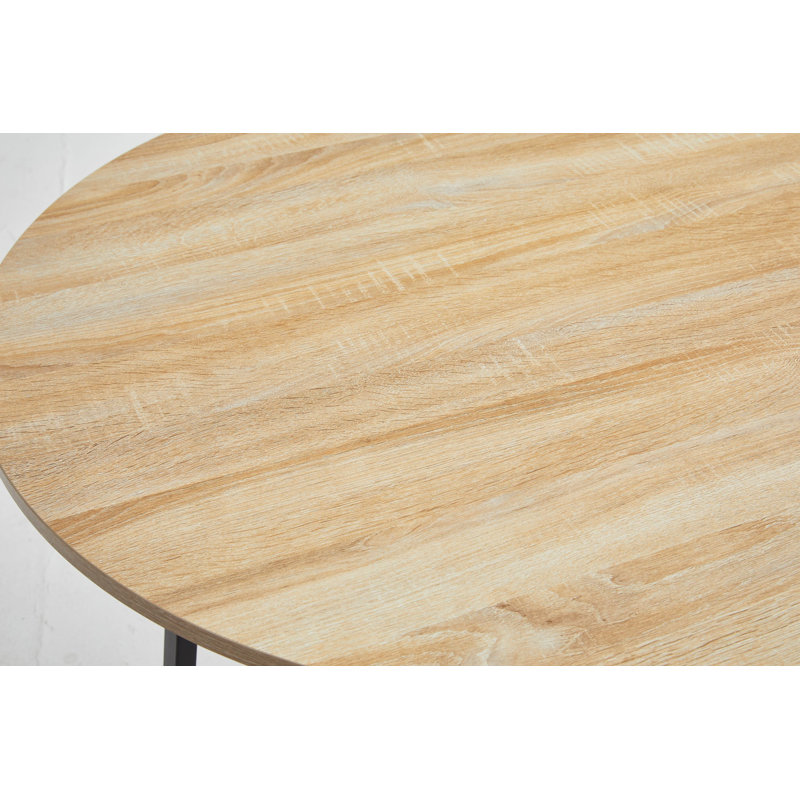 Otrange Round Metal Base Dining Table
