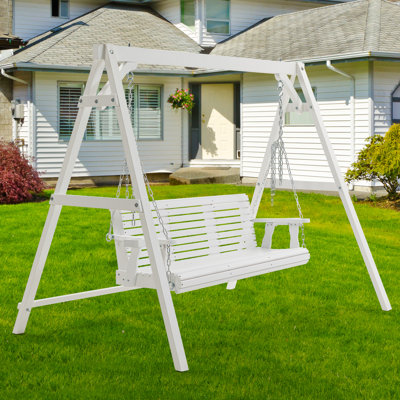 Solid Wood Porch Swing