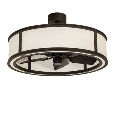 Maplewood LED Downrod Ceiling Fan