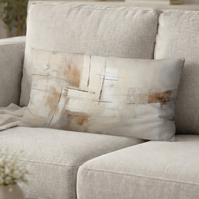 Coussin décoratif moderne scandinave imprimé